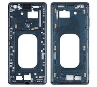 Wigento Marco medio bisel placa marco central marco para Sony Xperia XZ3 azul repuesto reparación