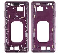 Wigento Marco medio bisel placa marco central marco para Sony Xperia XZ3 púrpura repuesto reparación