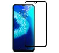 Wigento Para Motorola Moto G8 Power Lite LCD Display Premium 2 x 3D 0,3 mm H9 Cristal protector de pantalla curvado para protección de esquinas Negro