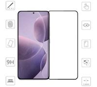 Wigento Para Xiaomi Poco F6 Pro/Redmi K70 & Pro 1 x pantalla 3D Full LCD H9 Cristal Duro Negro Protector de Pantalla Cristal Protector de Pantalla Cristal