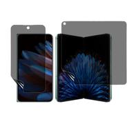 Wigento Privacy - Protector de pantalla para Honor Magic V6 5G (2 unidades) | Protección visual de 28 grados, pantalla principal y pantalla exterior, TPU, oleófobo, cobertura completa flexible