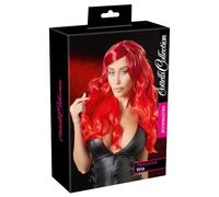 Wigged Love peluca de cabello largo ondulado rojo 63 cm