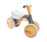 Wiggle - Bicicleta de equilibrio para bebé, sin pedal, 4 ruedas, con mango elegante, diseño resistente y seguro para niños que giran los coches (gris)