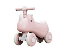 Wiggle Car Bicicleta de Equilibrio de Unicornio for niños y niñas, Juguetes for Montar con música y Luces, Regalo for su Primer cumpleaños. Scooter(Rose,No Music Light)