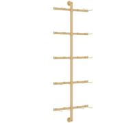 WIGING Expositor De Pared para Calcetines, Soporte Organizador De Almacenamiento De Metal para Bufandas, Cinturones, Calcetines, Soporte para Ropa Interior, Fundas para Teléfono Móvil(Gold,40x120cm)