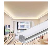 WIGING Molduras para Techos Moldura De Cornisa Canal LED Perfil De Aluminio