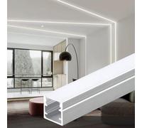 WIGING Molduras para Techos Moldura De Cornisa Canal LED Perfil De Aluminio