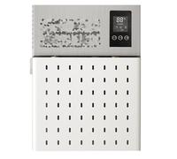 WIGING Organizador De Tablero Perforado para Cocina, Montaje En Pared, Acrílico, Panel Perforado para Exhibición, Cubierta Protectora para Tuberías De Calentador De Agua A Gas(40x20x30cm)