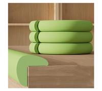 WIGING Tiras De Seguridad De Espuma, 12mm De Espesor Seguridad Tira De Protección De Bordes, Tira del Protector De Parachoques, Autoadhesivo Tira Anticolisión(Green,6m/19.68ft)