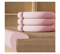 WIGING Tiras De Seguridad De Espuma, 12mm De Espesor Seguridad Tira De Protección De Bordes, Tira del Protector De Parachoques, Autoadhesivo Tira Anticolisión(Pink,4m/13.12ft)