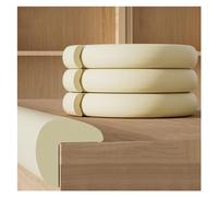 WIGING Tiras De Seguridad De Espuma, 12mm De Espesor Seguridad Tira De Protección De Bordes, Tira del Protector De Parachoques, Autoadhesivo Tira Anticolisión(Off-White,4m/13.12ft)