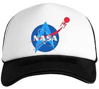 Wigoro NASA Emigrar - NASA Logo Niños Gorra De Béisbol con Malla Trasera Kids Baseball Cap Mesh Back