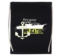 Wigoro The Implication - Its Always Sunny In Philadelphia Gimnasio Viajar Bolso Con Cordón Negro Gym Travel Bag