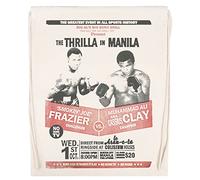 Wigoro The Thrilla In Manila - Frazier Vs Ali Gimnasio Viajar Bolso Con Cordón Beige Gym Travel Bag