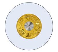 WIGSELBL Bandeja giratoria Transparente Lazy Susan de 360° for Servir en la Mesa del Comedor, de Vidrio Templado Resistente y Duradera, Ideal for Fiestas de cumpleaños.(Style-2,80cm)