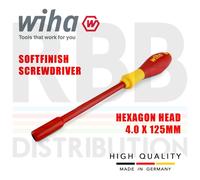 Wiha 00853 Destornillador VDE Hex 4mm 1000V SoftFinish 1 Pieza 4 x 125 mm