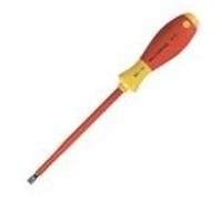 Wiha 1/8 "CON aislamiento, SoftFinish mango destornillador plano 4" longitud de la hoja 8 "OAL