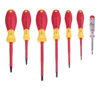 Wiha 23710 Softfinish VDE Destornillador Set Ranurado/Phillips - 7pc
