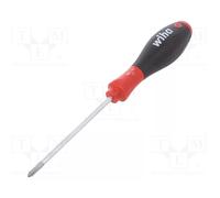 Wiha Destornillador SoftFinish PH1, 100mm, Acero Vanadio Cromo