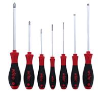 Wiha 30278 Juego de 7 destornilladores ranurados y Phillips SoftFinish