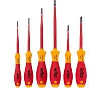 Wiha 3201K6 35389 Softfinish Eléctrico Slimfix Juego Ranura / Ph Set - 6pc