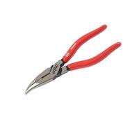 Wiha 32625 Bent Long Nose Pliers With Cutters, 8-Inch, Copper