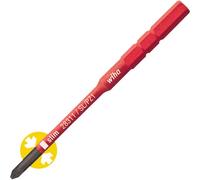 Wiha 34590 SoftFinish® Bit Eléctrico Slim Para Tornillos Terminales SL/PZ2