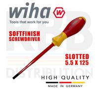 Wiha 35391 Destornillador Plano 5.5mm Cabeza Slimfix Juego 1000v VDE Electrician