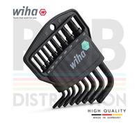 Wiha 36459 Juego Llaves Allen Tipo L TORX Plus Cortas 8 Piezas Negro