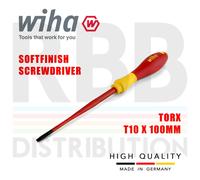 Wiha 36536 Destornillador Torx Slimfix Juego T10 Cabeza 1000v VDE Softfinish
