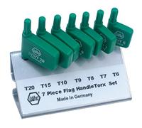 Wiha 37090 juego de manijas Torx para bandera, 7 piezas