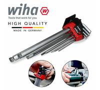 Wiha 37352 9 Piezas Magicring Hex Allen Llave Juego Cromado Métrico 1.5mm-10mm