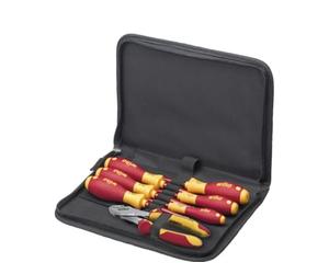 Wiha 38020 Super 7 VDE - Kit de herramientas, multicolor