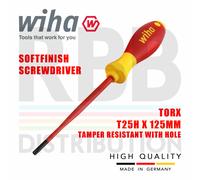 Wiha 41144 Destornillador Torx T25H SlimFix SoftFinish VDE Electricista