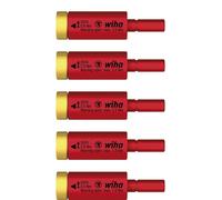 Wiha 41479 SlimBitmTorque Adaptador Dinamométrico VDE 1000V 5 Piezas