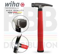 Wiha 42071 Martillo de Carpintero Tipo Garra Ergonómico 300g Rojo