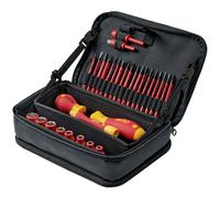 Wiha 43465 Delgado Eléctrico Herramienta Juego, 32 Piezas (Inc. Funda )