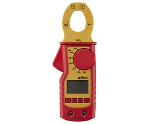 Wiha 45219 Pinza Amperimétrica Digital LCD, 400A, CAT IV 1000V, con Indicación de Polaridad y Retención de Datos