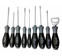 Wiha 46544 Destornilladores Set Cortador, Cruz, Torx T15 T20 T25 + Abrebotellas