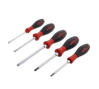 Wiha 53075 Destornilladores ranurados y Phillips extra resistentes de 5 piezas