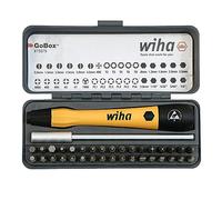 Wiha 75979 - Juego de 36 brocas de precisión GoBox Electronics ESD