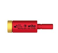 Wiha Adaptador de par de apriete easyTorque electric para slimBits y soporte slimVario® en blíster 0.8 Nm (41341)
