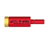 Wiha Adaptador de par de apriete easyTorque electric para slimBits y soporte slimVario® en blíster 2.5 Nm (41343)