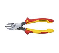Wiha Alicates de corte diagonal de fuerza Industrial electric con DynamicJoint® con resorte de apertura conectable y desconectable 160 mm, 6 1/2" (41310)