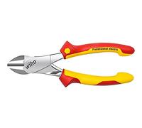 Wiha Alicates de corte diagonal de fuerza Professional electric con DynamicJoint® con resorte de apertura conectable y desconectable 200 mm, 8" (41329)