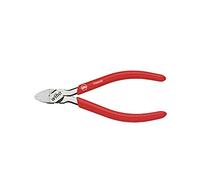 Wiha Alicates de corte diagonal para plástico Classic con resorte de apertura sin chaflán 160 mm, 6 1/2" (37403)