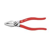 Wiha Alicates universales Classic con DynamicJoint® y OptiGrip con filo de corte extralargo 180 mm, 7" (26706)