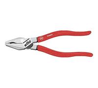 Wiha Alicates universales Classic con DynamicJoint® y OptiGrip con filo de corte extralargo 200 mm, 8" (26709)