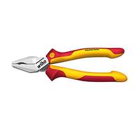 Wiha Alicates universales de fuerza Industrial electric con DynamicJoint® y OptiGrip con filo de corte extralargo 180 mm, 7" (38855)