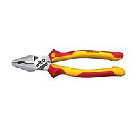 Wiha Alicates universales de fuerza Industrial electric con DynamicJoint® y OptiGrip en blíster 225 mm, 9" (35465)